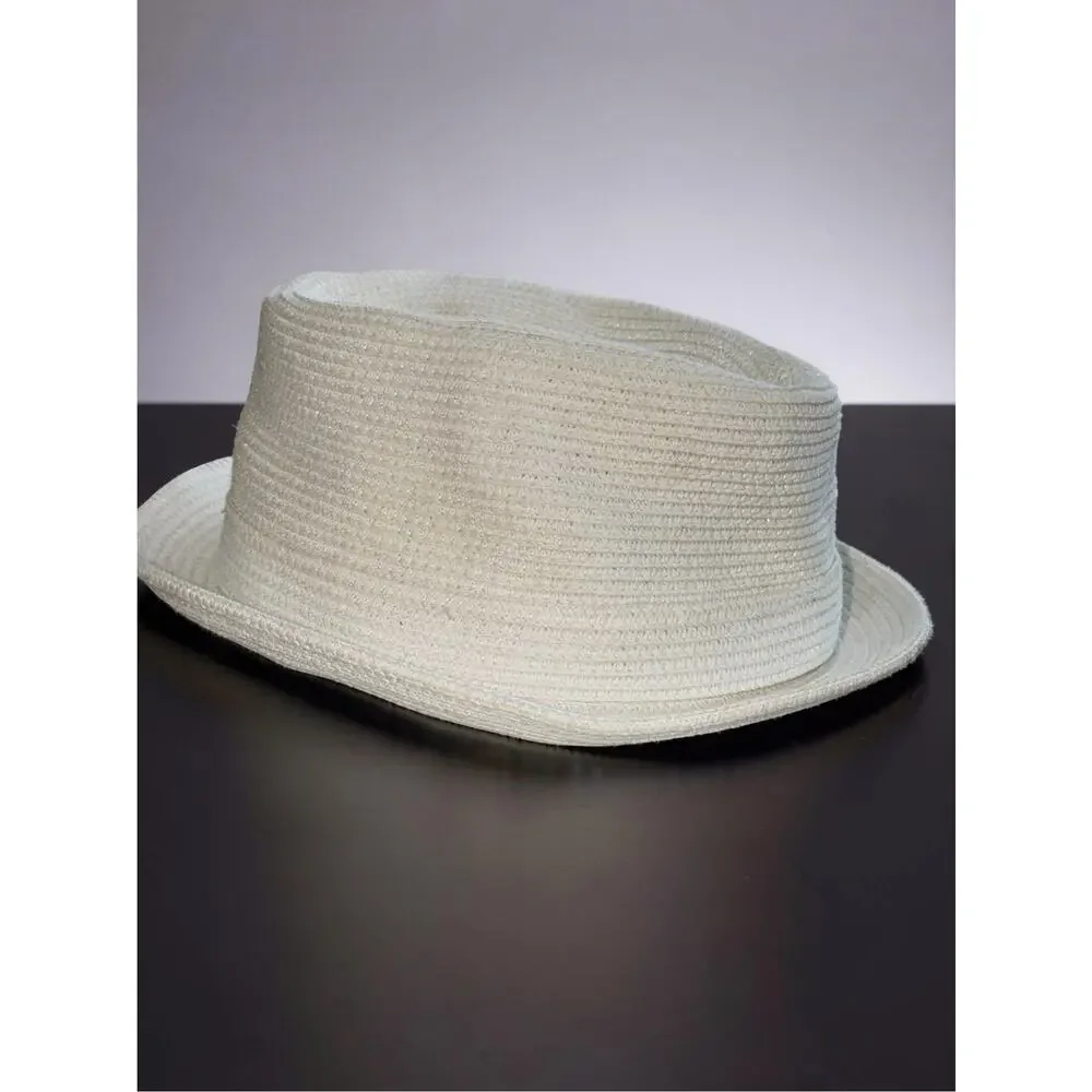 Bailey of Hollywood White Paper Blend Fedora Trilby Hat XL Lightweight